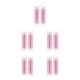 thumbnail image 2 of Seitruly Hair Roots Clip Bangs Hairstyling Peluquería Horquillas Tubo sin calor Rulos portátiles lavables Rodillos 2 UNIDS Rosa Type2 NO2, 2 of 6