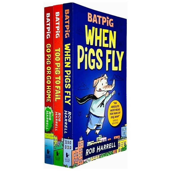 A Batpig Series By Rob Harrell 3 Books Collection Set - Ages 7-9 - Paperback