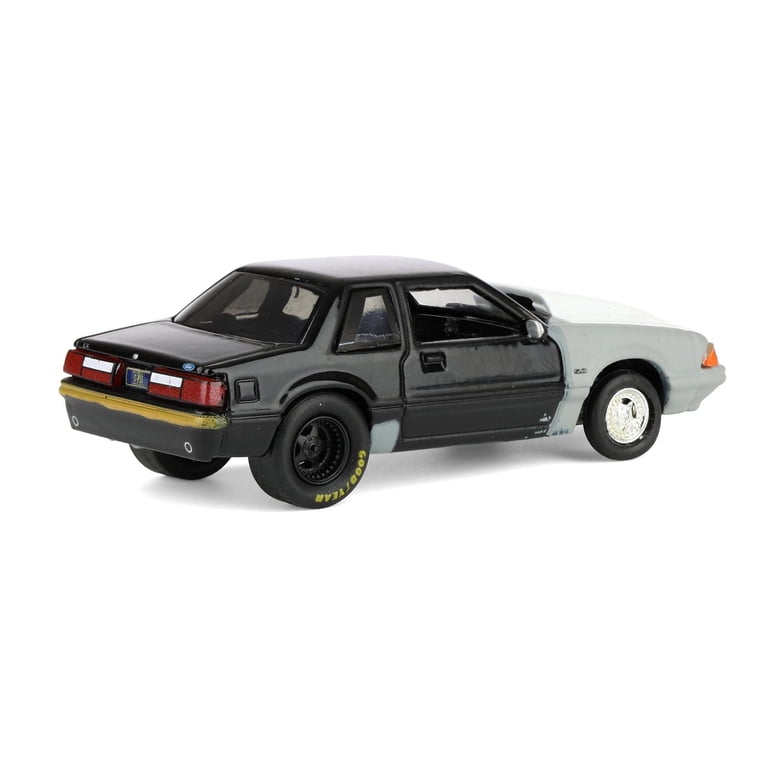 1/64 1987 Ford Mustang LX Project Car Black & Gray w Red Door LP