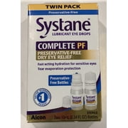Systane Lubricant Eye Drops Balance Restoring Dry Eye Relief 10ml Bottles 2 PACK