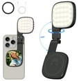thumbnail image 1 of Cshidworld Luz Portátil para Selfies con Espejo, Magnética de 360°, Recargable por 1000mAh, 48 LED, 3 Modos, 10 Brillo, CRI 80, para Teléfono, Maquillaje, Transmisión en Vivo, Negro, 1 of 7