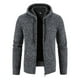 thumbnail image 4 of Suéter con capucha para hombre, abrigo grueso con forro polar, suéter suelto, suéter casual para hombre, cárdigan para hombre, 4 of 6