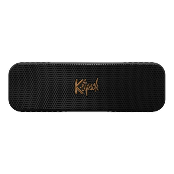 Klipsch The Detroit Portable Bluetooth Speaker with Dual 1" tweeters and 3" woofers, IP67 dust and Waterproof Rating, 20 Hours of Playtime for a Premium Live Concert Experience