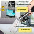 thumbnail image 4 of Sofa Curtain Carpet Cleaning Machine,40L/11Gal Commercial Carpet Cleaning Machine, Stainless Steel Carpet Cleaner Machine,1100W 110V Professional Commercial 3 In 1 Carpet Spraying Floor Brush Cleaner, 4 of 7