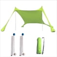 thumbnail image 4 of Toldo Portátil de Playa Soledad Sombrilla de Playa a Prueba de Viento Emergente Verde 210x210x160cm, 4 of 7