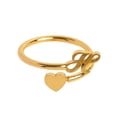 thumbnail image 2 of TIMIFIS Rings For Women Gold Initial Letter Rings For Women Girls ,Open Letter Ring , Stackable Alphabet Ring,Jewelry Gifts For For Mum Her Wife Girlfriend Valentine'S Day Gift, 2 of 2