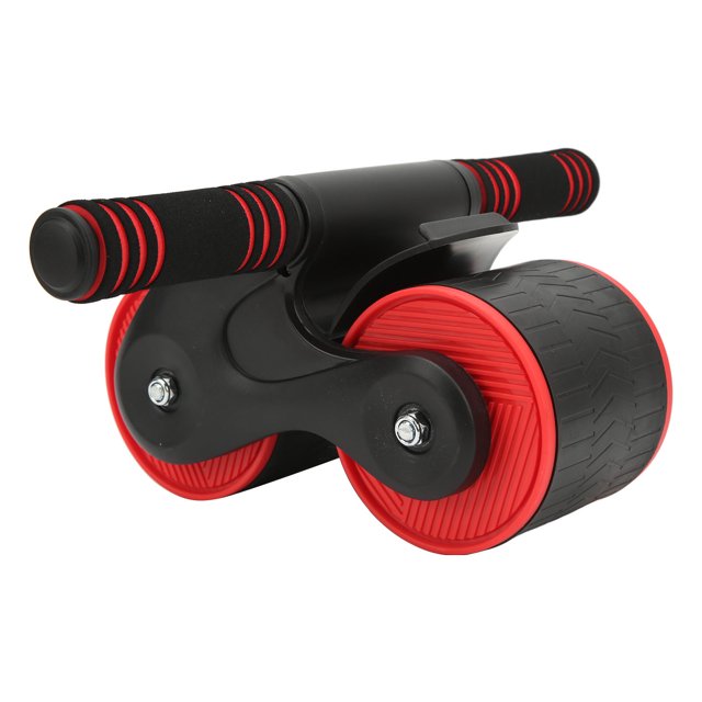 Ab Roller Wheel, Automatic Rebound Abdominal Wheel, Double Round Ab Roller Wheel Exercise Equipment for Beginners and Advanced Abdominal Core Strength Training