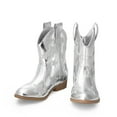 thumbnail image 5 of DREAM PAIRS Girls Cowgirl Boots Cowboy Western Mid Calf Star Boots for Kids, 5 of 6
