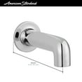 thumbnail image 2 of American Standard Studio S Non-Diverter IPS Tub Spout in Brushed Nickel, 2 of 2