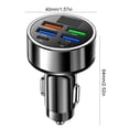 thumbnail image 2 of 40W 6 puertos USB carga rápida cargador de teléfono voltaje pantalla digital PD QC3.0, 2 of 9