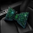 thumbnail image 1 of 2023 Shiny Rhinestone Bow Car Headrest Neck Pillow for Women Driver Back Support and Relaxation Accessory, 1 of 6
