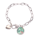 thumbnail image 1 of Pulsera de cadena de corazón Jirafa elefante Windmill Verde joyería encanto, 1 of 3