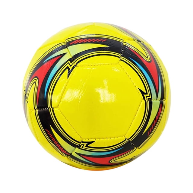 Balón de fútbol Eigraketly para niños y adultos Balones de fútbol profesionales impermeables tamaño 5 Amarillo