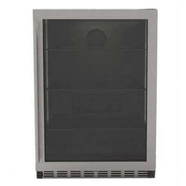 Summerset 24 Inch Outdoor Rated Refrigerator w/ Glass Door - RFR-24G