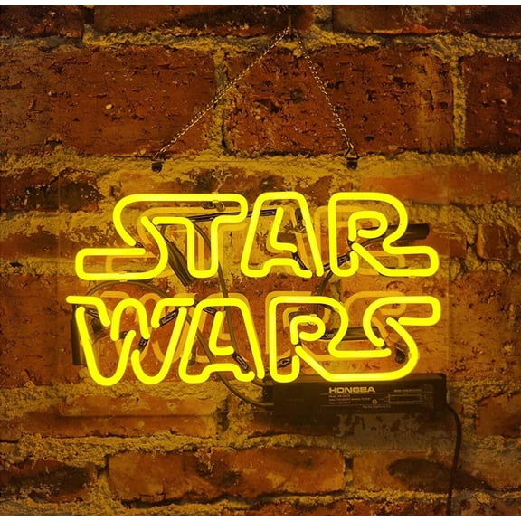 Queen Sense 14" Custom Star War Neon Sign Acrylic Man Cave Wall Decor Handmade Artwork Beer Pub Bar Party Gift Neon Light W114SWLYA