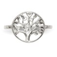 thumbnail image 3 of Sterling Silver Polished Tree of Life Ring, 3 of 4