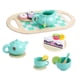 thumbnail image 4 of Juguetes para la fiesta del té, juego de cocina para fiesta de té, juego de ción, juego de té de madera, juego de té de imitación para edades de, 4 of 9