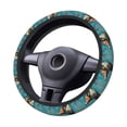 thumbnail image 4 of Fotbe Blue Watercolor Duck for Steering Wheel Cover Universal 15 in Car Accessories for Men Women,Steering Wheel Protector Comfortable Protective Case for SUV Sedan Decor, 4 of 8