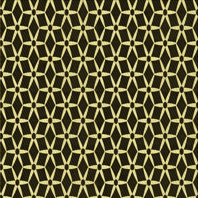Ahgly Company Machine Washable Indoor Square Transitional Metallic Gold Area Rugs, 5' Square