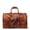 Brown, variant on The Brandt Weekender | Small Leather Duffle Bag