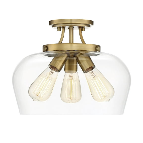 Savoy House Octave Ceiling Light in Warm Brass
