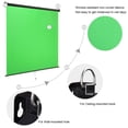 thumbnail image 4 of Instahibit 73 x 82 Retractable Green Screen Backdrop Chromakey Wall Ceiling Mountable Pull Down, 4 of 10
