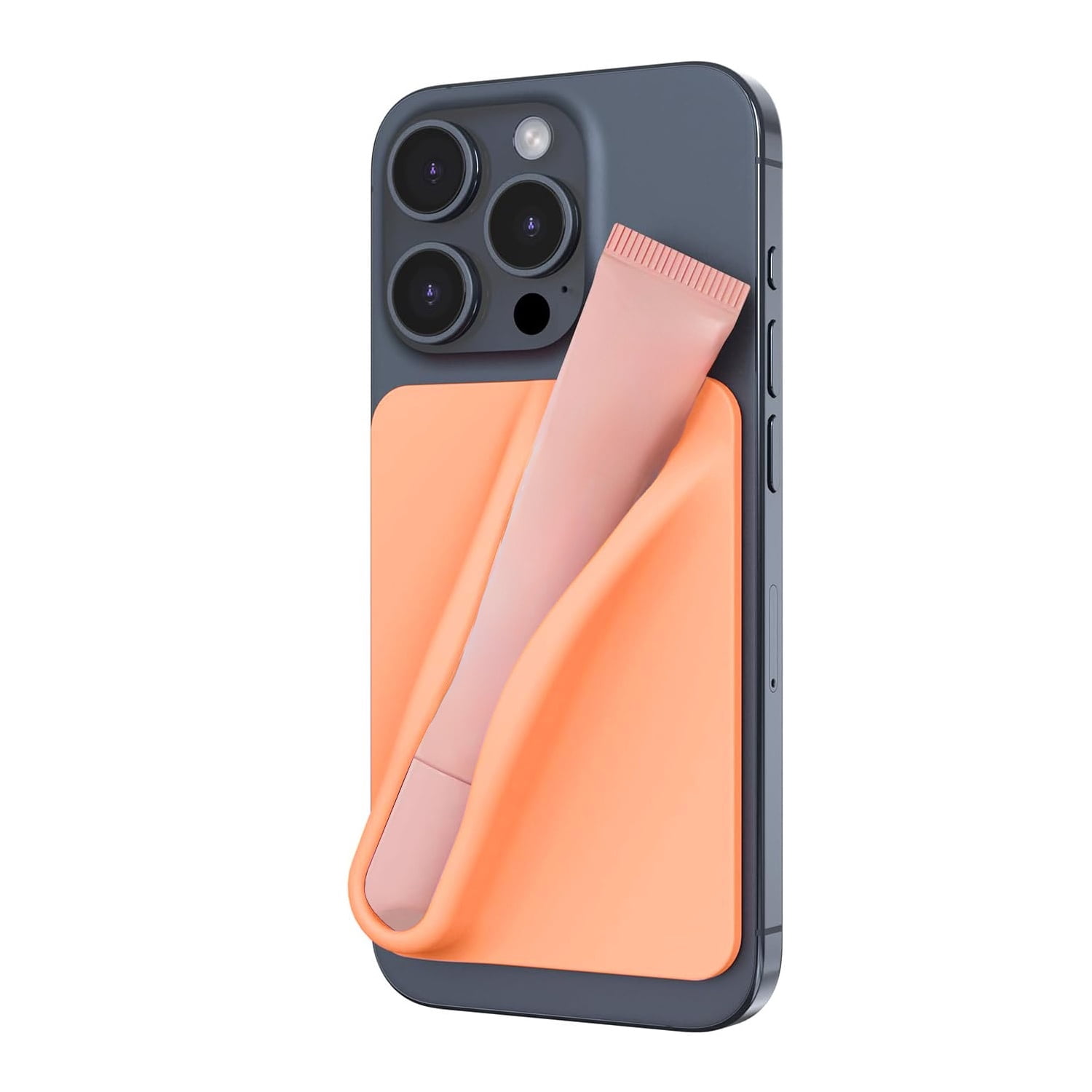 Soft Sleeve Holder for Lip Gloss Tubes - Orange