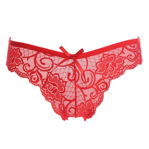 Cheers Women Sexy Cute Lace V-string Briefs Panties Thongs G-string  Lingerie Underwear