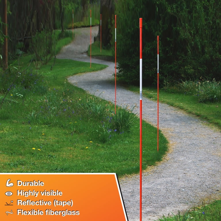 Hy-Ko 48-Inch Orange Fiberglass Driveway Markers, 2-Pack photo 8