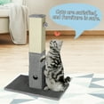 thumbnail image 4 of Gymax 31'' Tall Cat Scratching Post Claw Scratcher w/ Sisal Rope & 2 plush Ball, 4 of 10