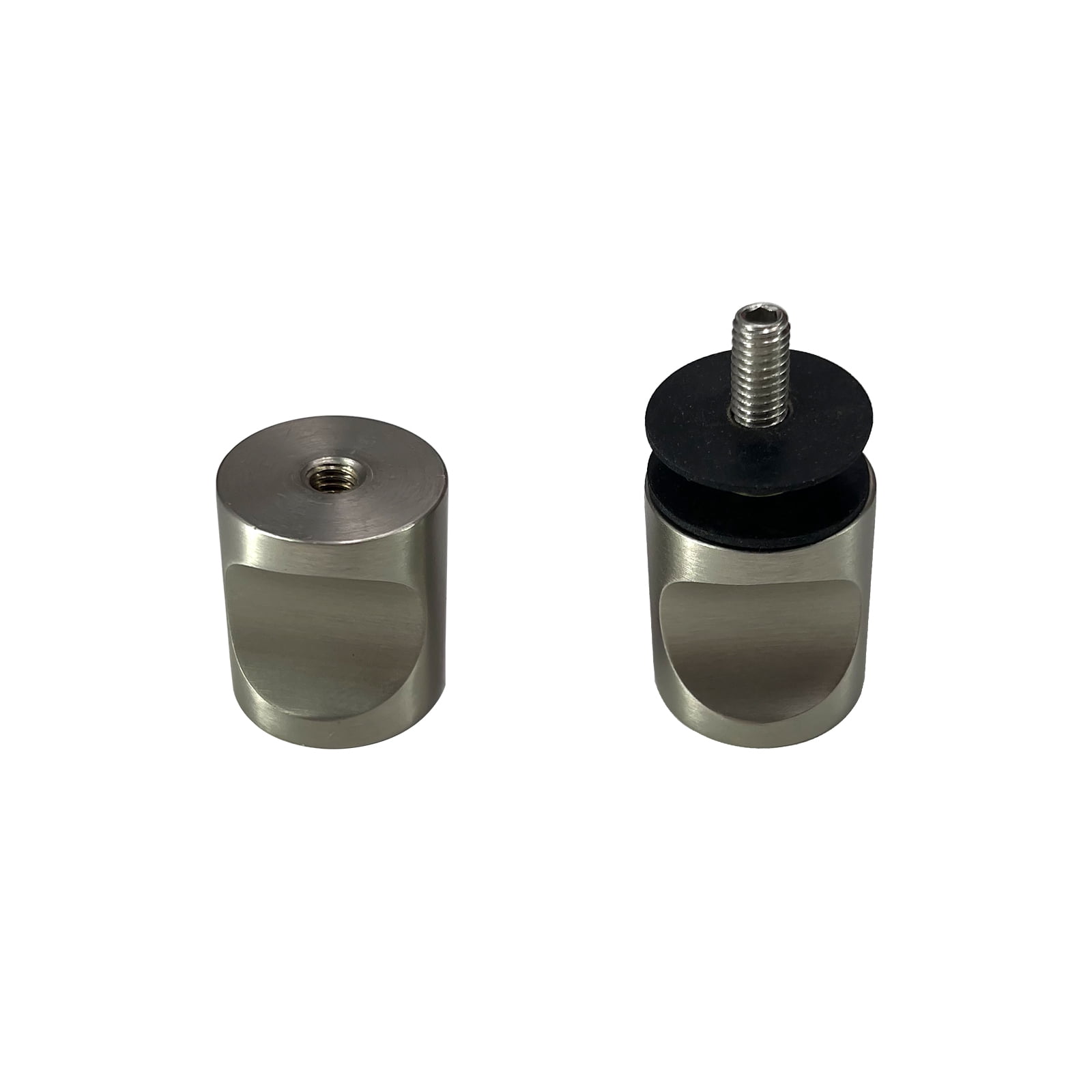 Stainless Steel 304 Grade Crescent Style Grip Back to Back Shower Door Knobs