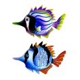 thumbnail image 3 of Decoraciones de pared,colgante de decoración de arte de pared colgante de pescado,Decoración de pared Adorno para el hogar Peces náuticos,Decoración Colgante Decoraciones Metálicas, 3 of 9