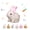 White Light A10, variant on Electric Rabbit Toy Plush Bunny with Light up Ears Battery Operated Hopping Animal Rabbit Interactive Toys Gifts for Children Boy Girls