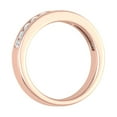 thumbnail image 2 of 1/2 Carat Channel Set Diamond Wedding Band Ring in 14K Rose Gold (Ring Size 10.25) (I1-I2 Clarity), 2 of 4
