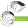 thumbnail image 3 of Simple Craft Pastry Cutter For Baking - Stainless Steel Pastry Blender Tool With Comfortable Grip Handle - Heavy Duty Dough Cutters & Dough Blender For Mixing Butter, Flour, and More, 3 of 5