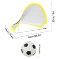 thumbnail image 3 of CUITING 2Pcs Football Goals Playmaker Portable Lightweight Goal Set for Training and Pickup Games Sports Foldable Dome Shaped Goals with Inflatable Ball and Air Pump Easy Storage and Carr, 3 of 8