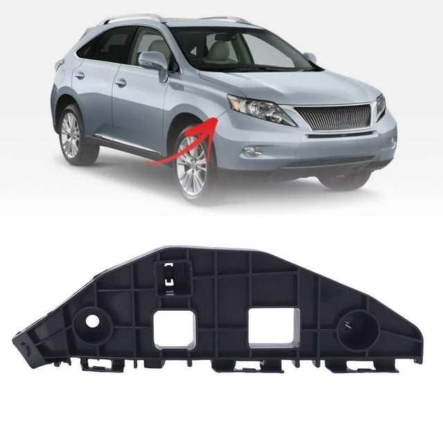 Front Bumper Retainer Bracket Abrasion Proof Support for RX350 RX450h 2010-2012