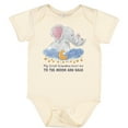 thumbnail image 3 of Inktastic My Great Grandma Loves Me to the Moon and Back Elephant Boys or Girls Baby Bodysuit, 3 of 5