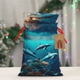 thumbnail image 5 of Naloa Hawaiian Ship Dolphin Drawstring Christmas Bags, 3D Xmas Gift Bags, Christmas Wrapping Bags, Xmas Goodie Bags, Treat Pouch Bags, Party Favor Bags-Small, 5 of 9