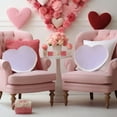 thumbnail image 5 of Lilgiuy Heart Pillow, Valentine's Day Heart Pillows, Love Pillow Gifts, 13.78 X13.78 Inch Heart Shaped Pillows, Faux Fur Room Decor Throw Pillows, Living, Bedroom, Indoor Outdoor, 5 of 6