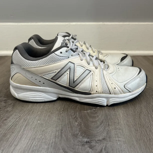 New Balance 519 Mens 12 Shoes White Gray Athletic Training Sneakers MX519WG