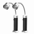 thumbnail image 5 of 2-Pack Flexible Magnetic Work Lights with 9 LEDs - Portable Handheld Flashlights for Car Repair, BBQ, Emergency Use - Battery-Powered (AA Battery) - Compact Design with Bendable Hose - Gift Box, 5 of 5