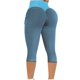 thumbnail image 1 of Leggings de yoga elásticos de moda para mujer Fitness Running Gym Pantalones recortados Pocket Active Pants Pompotops ulkah943734, 1 of 4