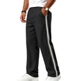 thumbnail image 5 of Gubotare Men Sweatpants with Pockets Men's Lightweight Hiking Pants Water Resistant Sweatpants Athletic Jogger with Pockets Golf (Black,XXL), 5 of 9