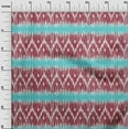 thumbnail image 2 of oneOone Tissu Popeline de Coton Chevron Imprimé Ikat Tissu de Couture BTY 56 Pouces de Large, 2 of 4