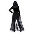 thumbnail image 2 of Women's Gothic Hooded Costume Dress, 2 of 2