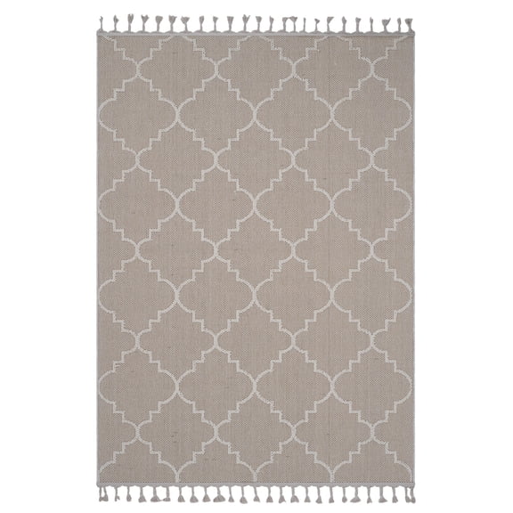 4X6 ft Trellis Indoor Outdoor Area Rug,Vintage Soft Stain Resistant Floor Carpet