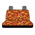 thumbnail image 6 of Psesaysky Retro 70s Floral Theme Car Seat Covers for SUV, 2 Pack Non-Slip Rear Bench Seat Covers Durable Comfortable Universal Cushion Protectors, 6 of 7