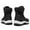 Black Goose, variant on Women’s Snow Boot With Waterproof Lace Up Mid-Calf Outdoor Winter Deep Tread Rubber Sole