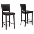 thumbnail image 1 of Baxton Studio Aries Tabouret de Bar 30,5 Po Noir (Ensemble de 2), 1 of 2